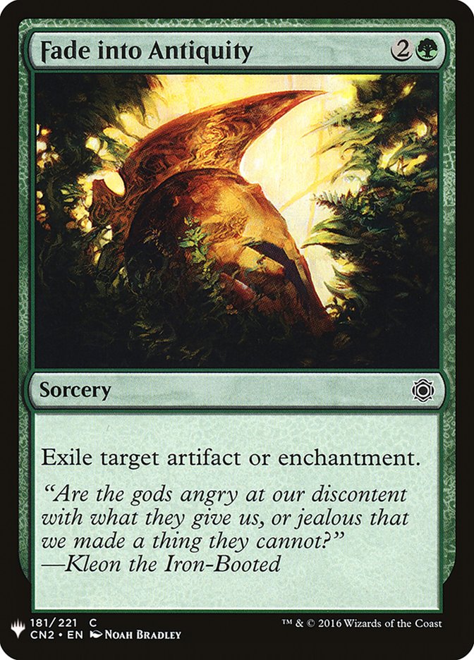 Fade into Antiquity [Mystery Booster] | Cards and Coasters CA
