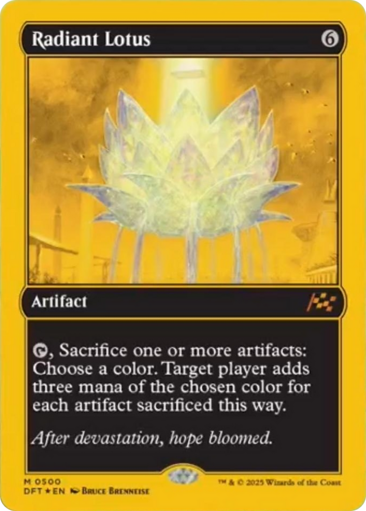 Radiant Lotus (First-Place Foil) [Aetherdrift] | Cards and Coasters CA