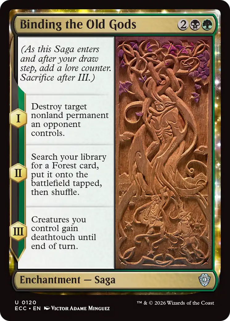 Binding the Old Gods [Lorwyn Eclipsed Commander] | Cards and Coasters CA