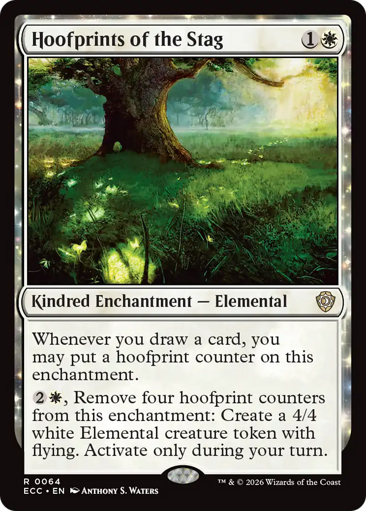 Hoofprints of the Stag [Lorwyn Eclipsed Commander] | Cards and Coasters CA