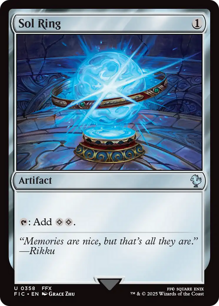 Sol Ring (0358) [FINAL FANTASY Commander] | Cards and Coasters CA