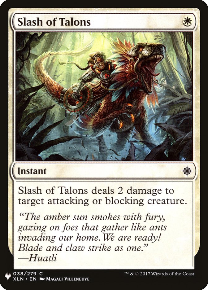 Slash of Talons [Mystery Booster] | Cards and Coasters CA