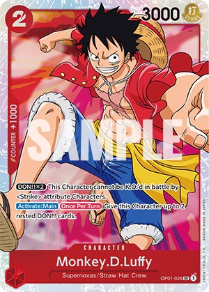 Monkey.D.Luffy [Romance Dawn] | Cards and Coasters CA