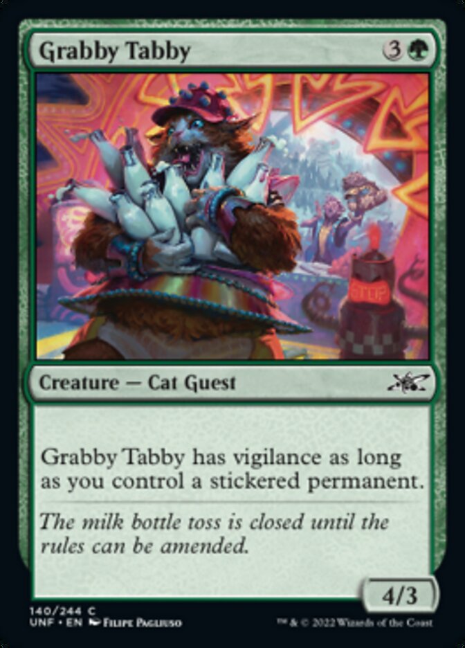 Grabby Tabby [Unfinity] | Cards and Coasters CA