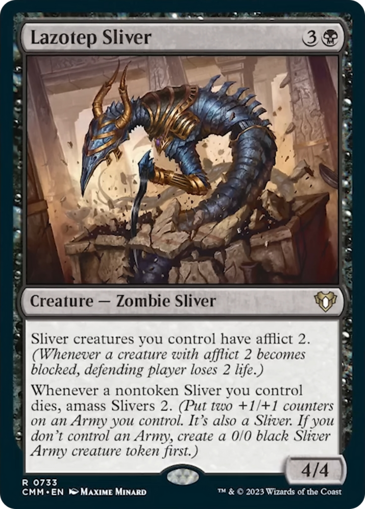 Lazotep Sliver [Commander Masters] | Cards and Coasters CA