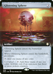 Glistening Sphere (Extended Art) [Phyrexia: All Will Be One Commander] | Cards and Coasters CA