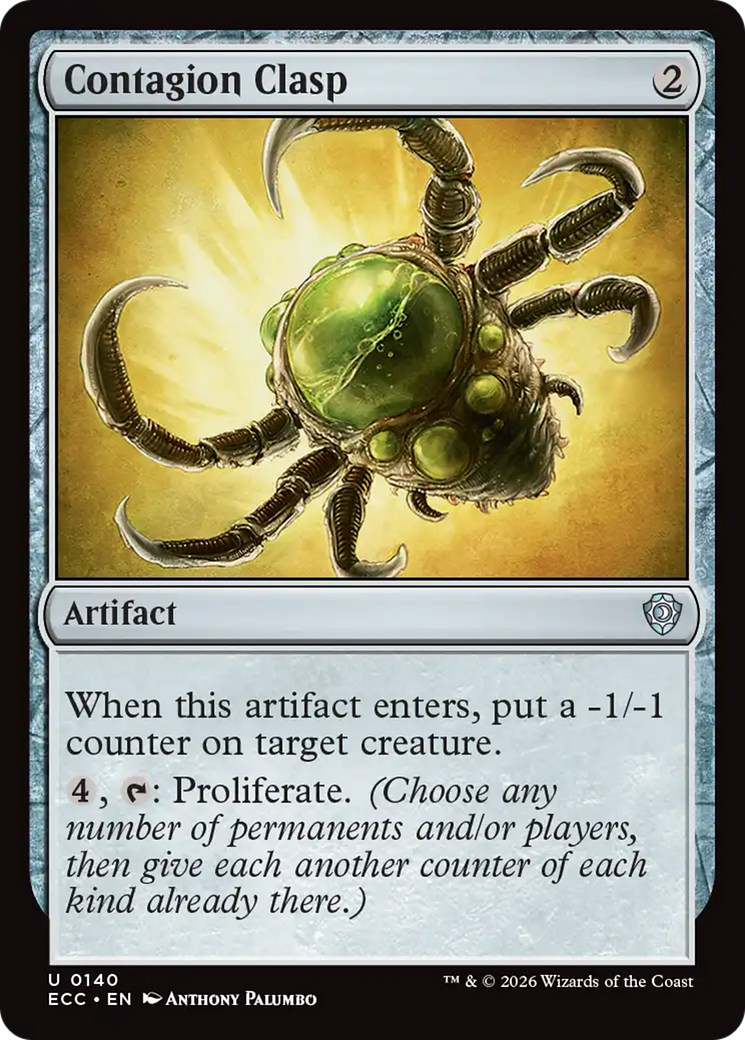 Contagion Clasp [Lorwyn Eclipsed Commander] | Cards and Coasters CA
