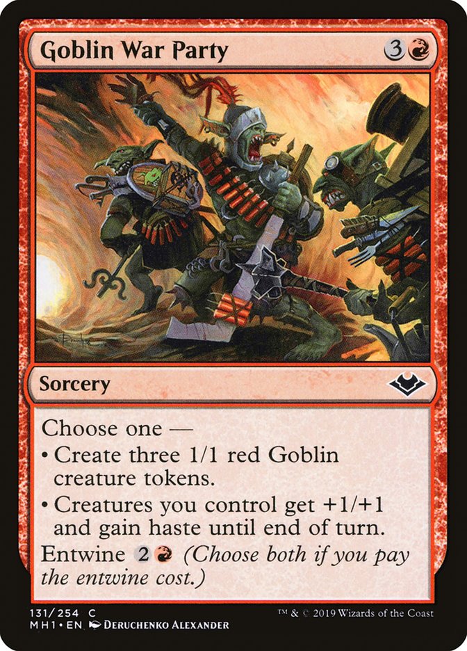 Goblin War Party [Modern Horizons] | Cards and Coasters CA