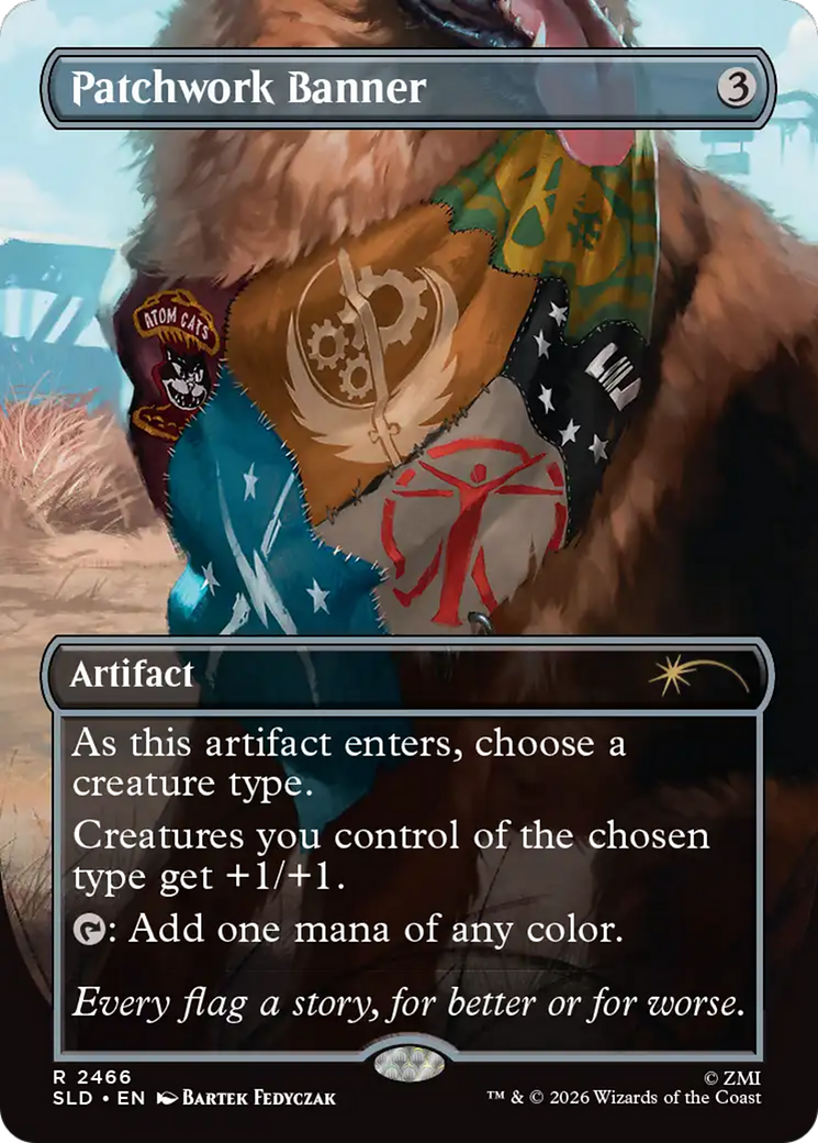Patchwork Banner [Secret Lair Drop Series] | Cards and Coasters CA