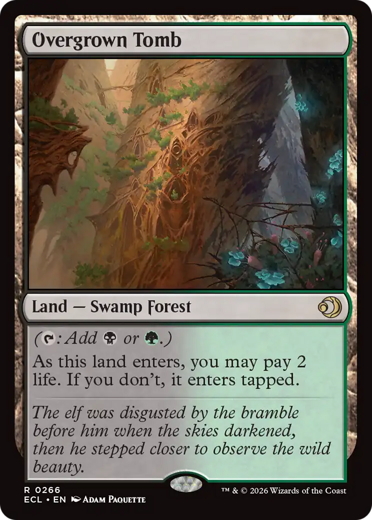 Overgrown Tomb [Lorwyn Eclipsed] | Cards and Coasters CA