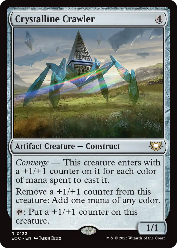 Crystalline Crawler [Edge of Eternities Commander] | Cards and Coasters CA