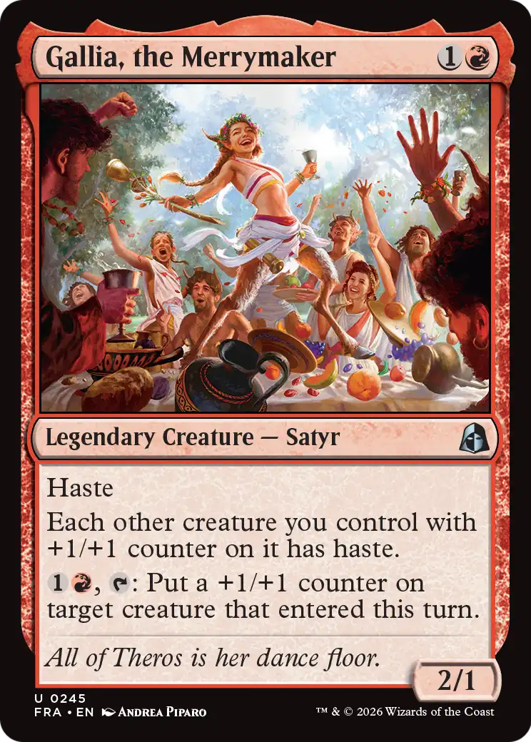 Gallia, the Merrymaker [Reality Fracture] | Cards and Coasters CA