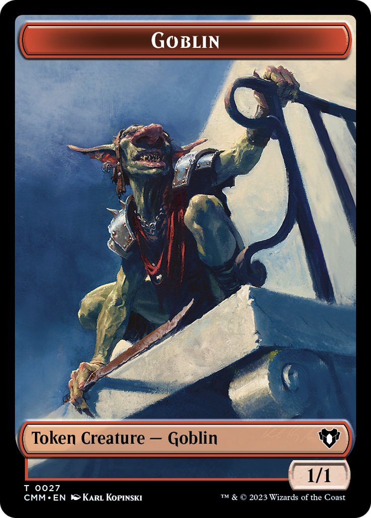 Goblin Token [Commander Masters Tokens] | Cards and Coasters CA