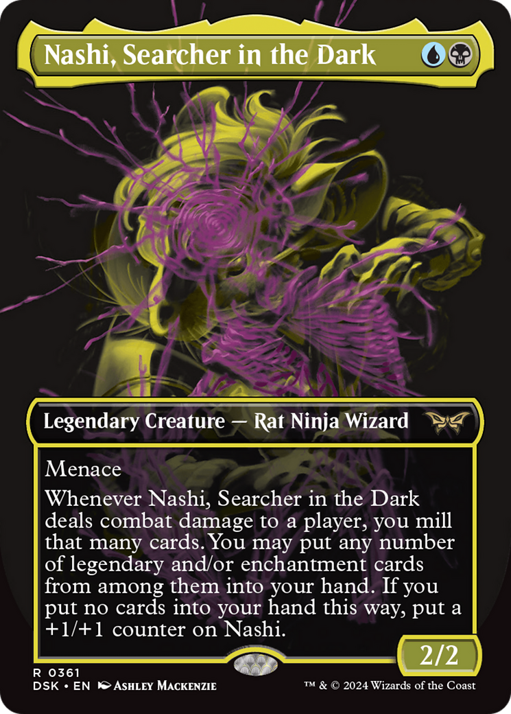 Nashi, Searcher in the Dark (Showcase) [Duskmourn: House of Horror] | Cards and Coasters CA