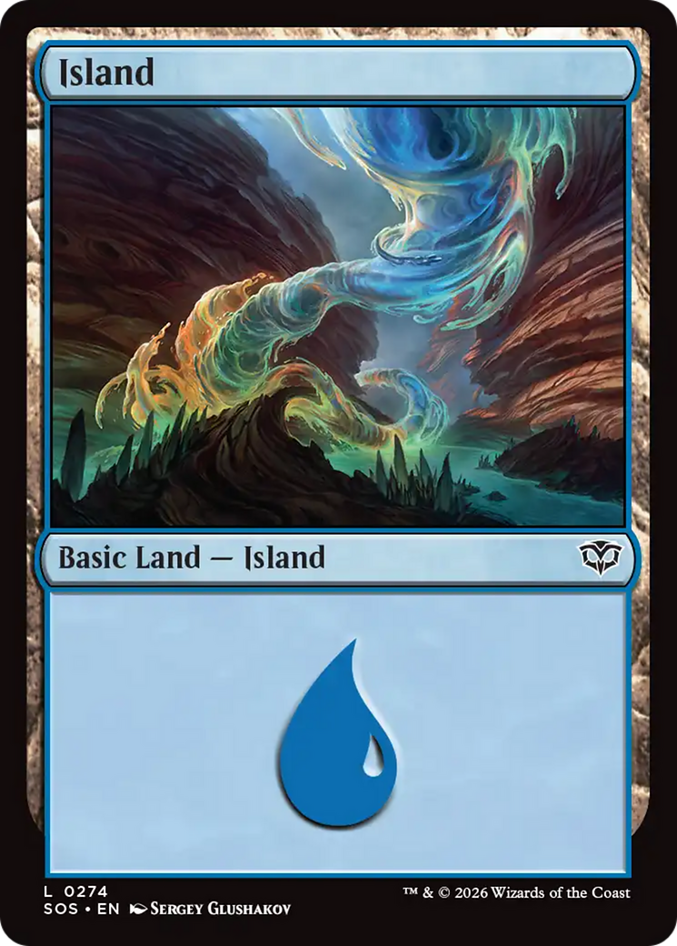 Island (0274) [Secrets of Strixhaven] | Cards and Coasters CA