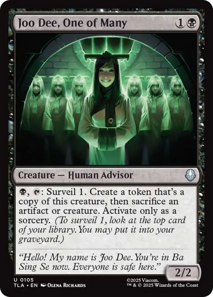 Joo Dee, Public Servant - Sakashima of a Thousand Faces (Borderless) [Avatar: The Last Airbender: Eternal-Legal] | Cards and Coasters CA