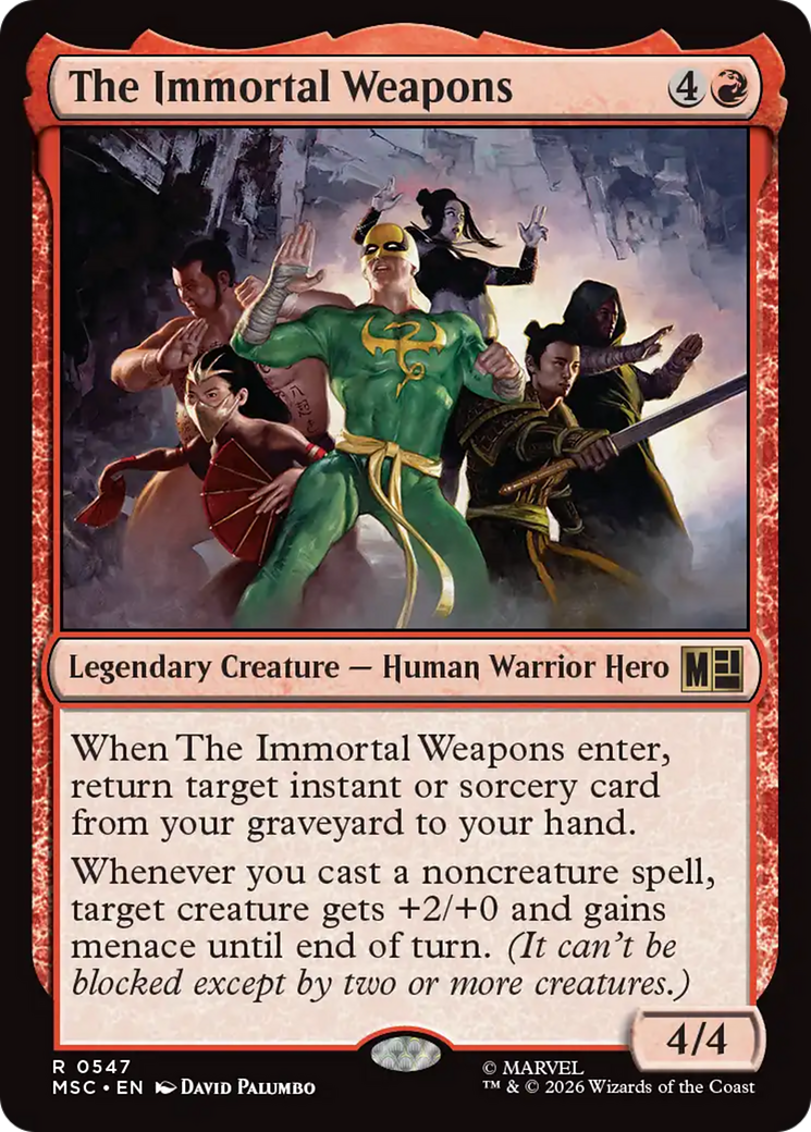 The Immortal Weapons [Marvel Super Heroes Commander] | Cards and Coasters CA