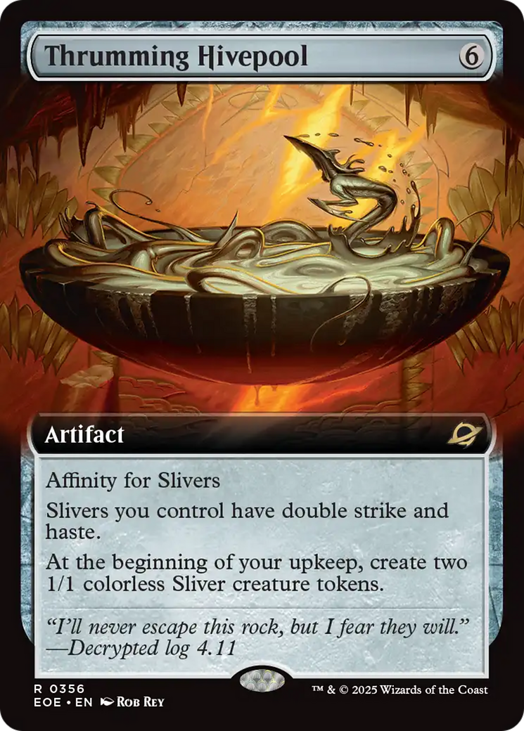 Thrumming Hivepool (Extended Art) [Edge of Eternities] | Cards and Coasters CA