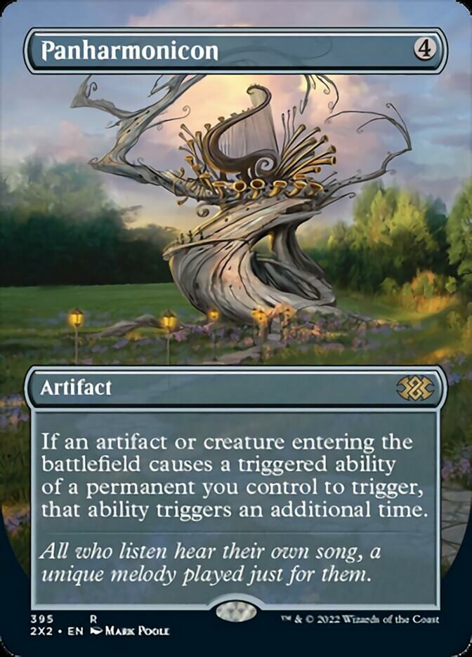 Panharmonicon (Borderless Alternate Art) [Double Masters 2022] | Cards and Coasters CA
