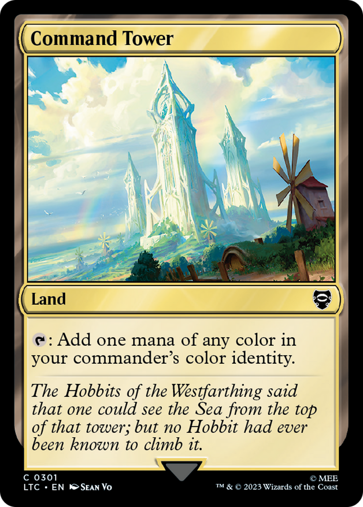 Command Tower [The Lord of the Rings: Tales of Middle-Earth Commander] | Cards and Coasters CA
