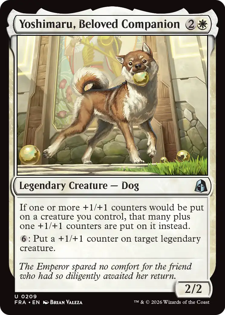 Yoshimaru, Beloved Companion [Reality Fracture] | Cards and Coasters CA