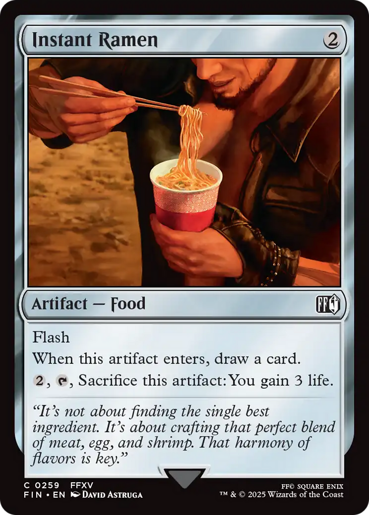 Instant Ramen [FINAL FANTASY] | Cards and Coasters CA