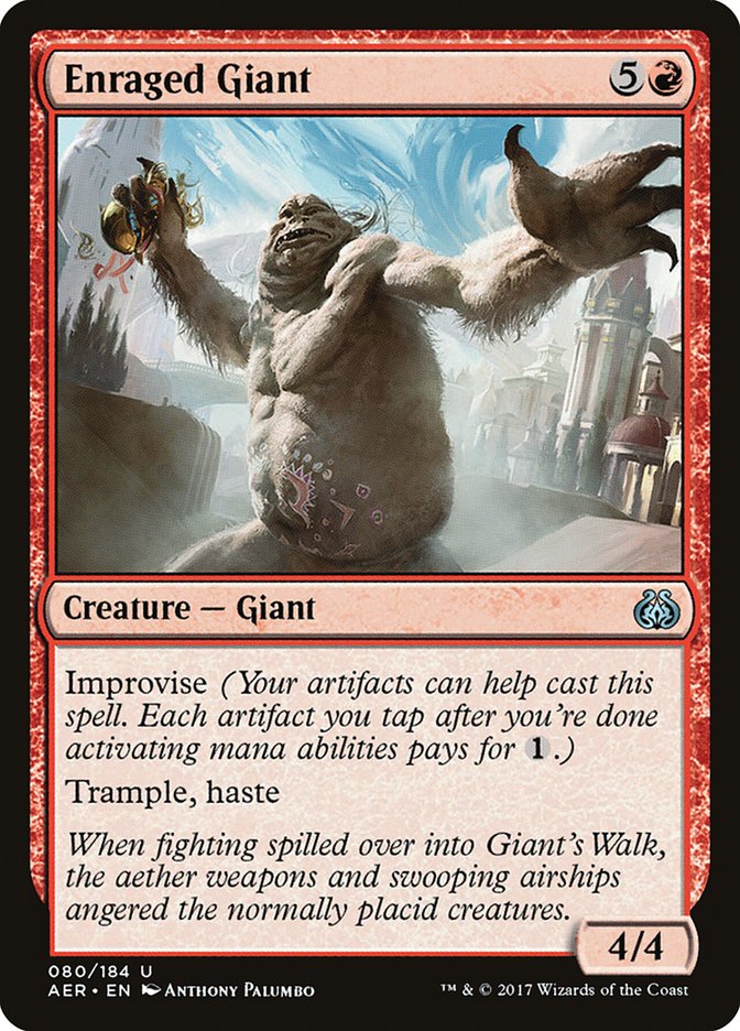 Enraged Giant [Aether Revolt] | Cards and Coasters CA