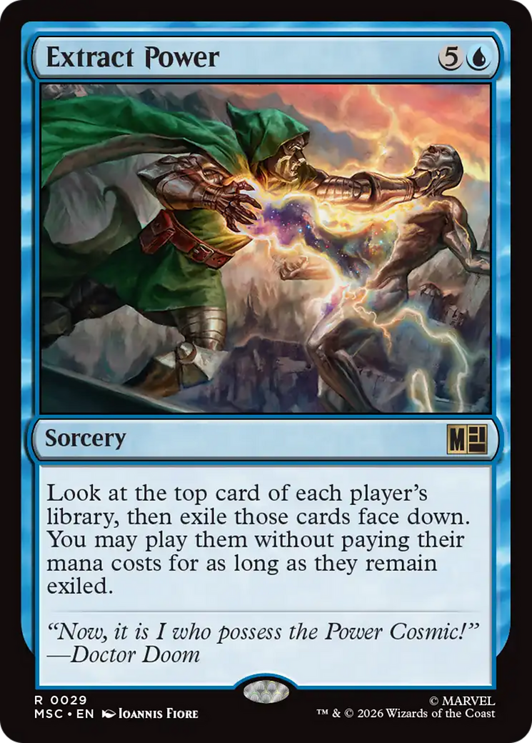 Extract Power (Surge Foil) [Marvel Super Heroes Commander] | Cards and Coasters CA