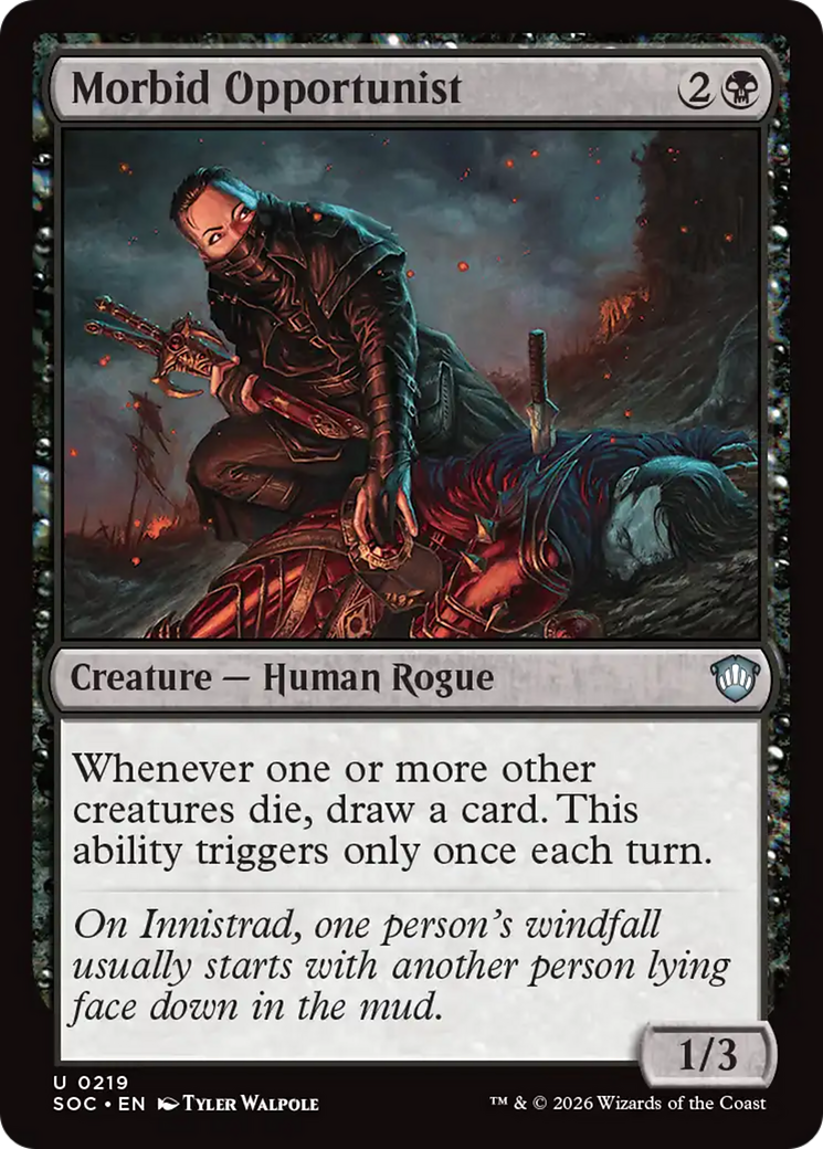 Morbid Opportunist [Secrets of Strixhaven Commander] | Cards and Coasters CA