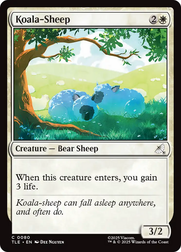 Koala-Sheep [Avatar: The Last Airbender: Eternal-Legal] | Cards and Coasters CA