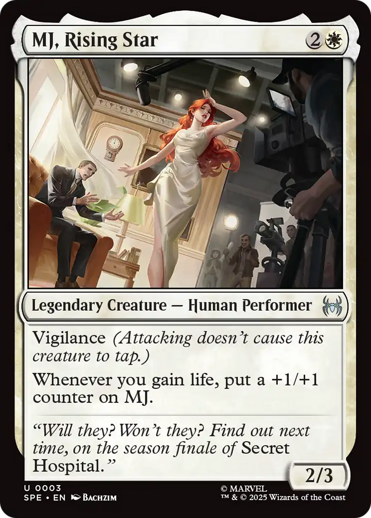 MJ, Rising Star [Marvel's Spider-Man: Eternal-Legal] | Cards and Coasters CA