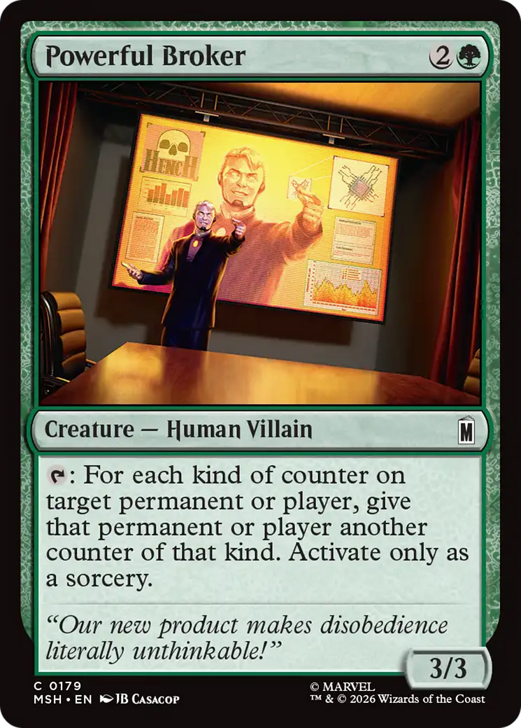 Powerful Broker [Marvel Super Heroes] | Cards and Coasters CA