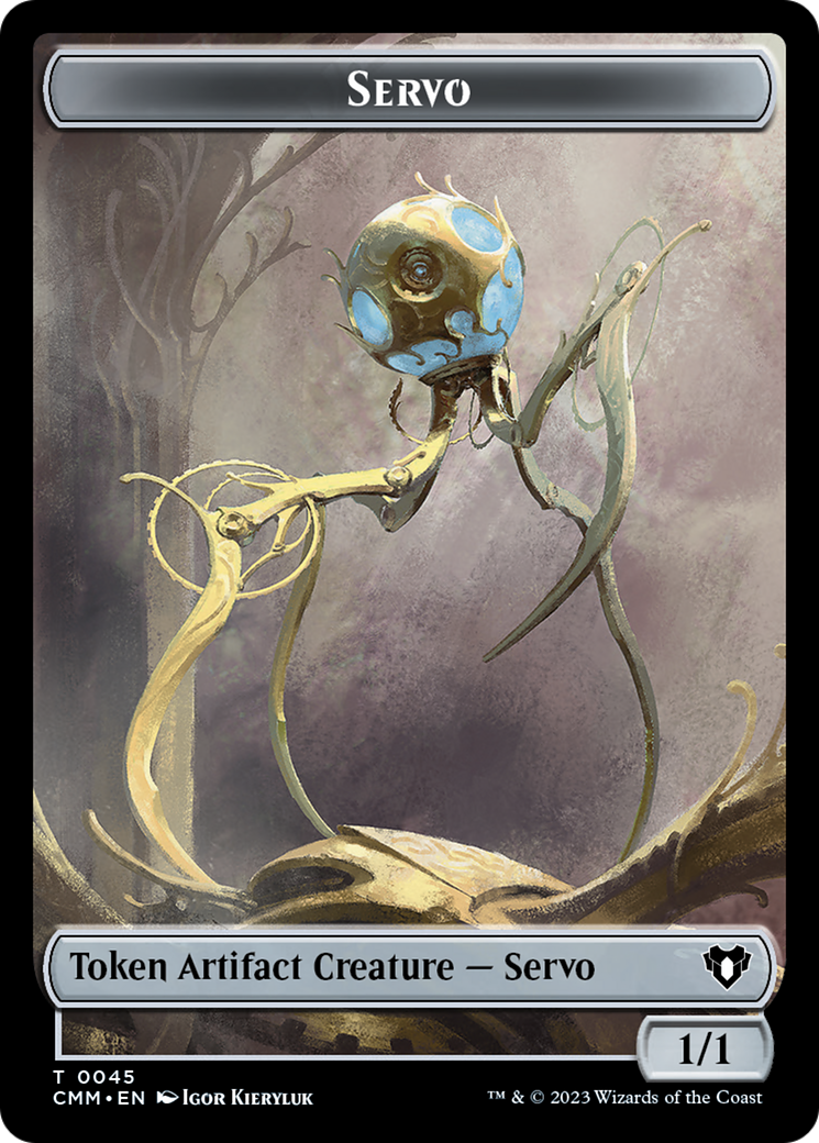 Servo Token [Commander Masters Tokens] | Cards and Coasters CA