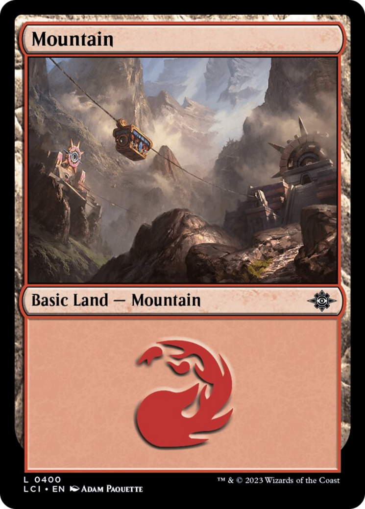 Mountain (0400) [The Lost Caverns of Ixalan] | Cards and Coasters CA