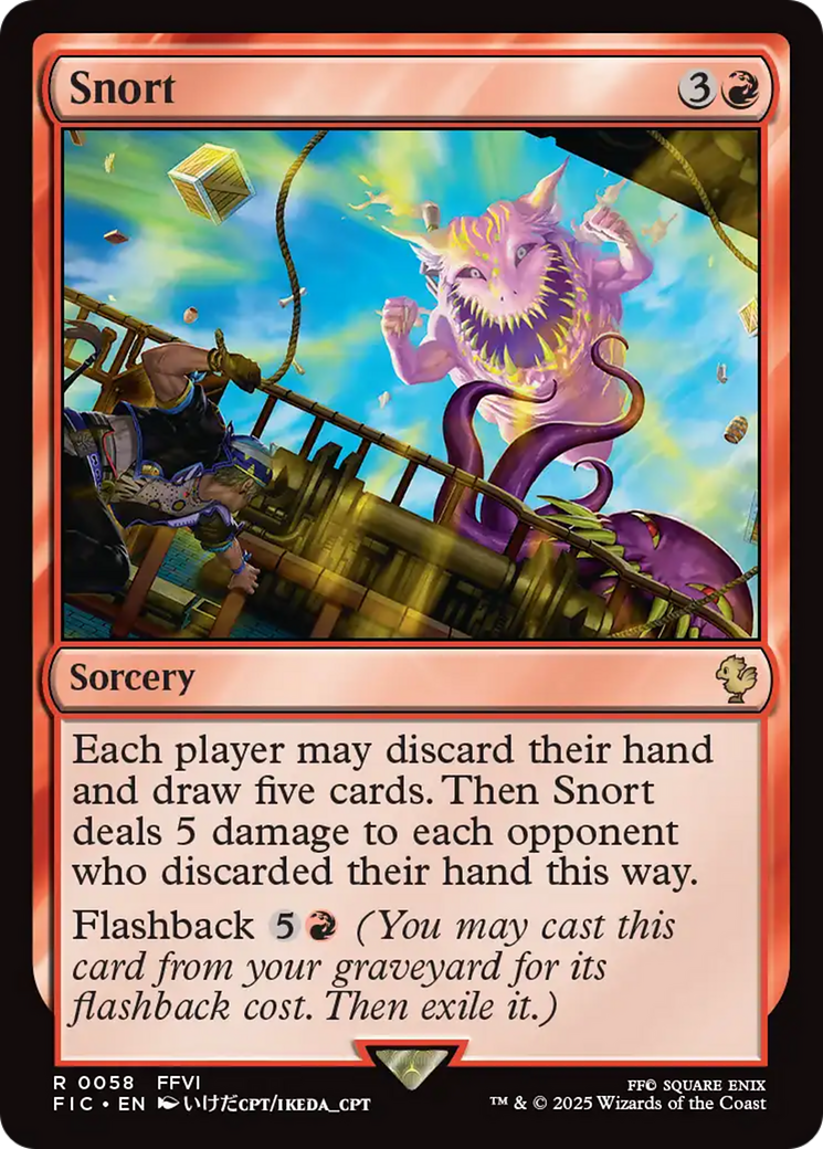 Snort [FINAL FANTASY Commander] | Cards and Coasters CA