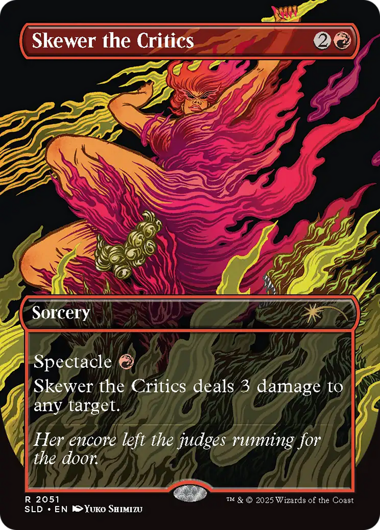 Skewer the Critics (2051) [Secret Lair Drop Series] | Cards and Coasters CA