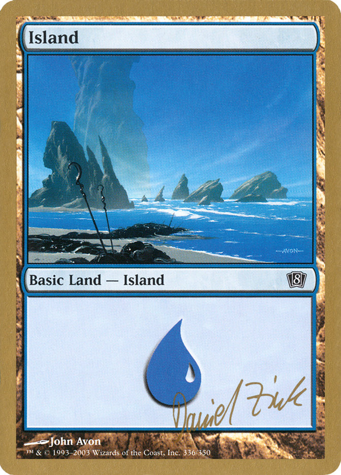 Island (dz336) (Daniel Zink) [World Championship Decks 2003] | Cards and Coasters CA