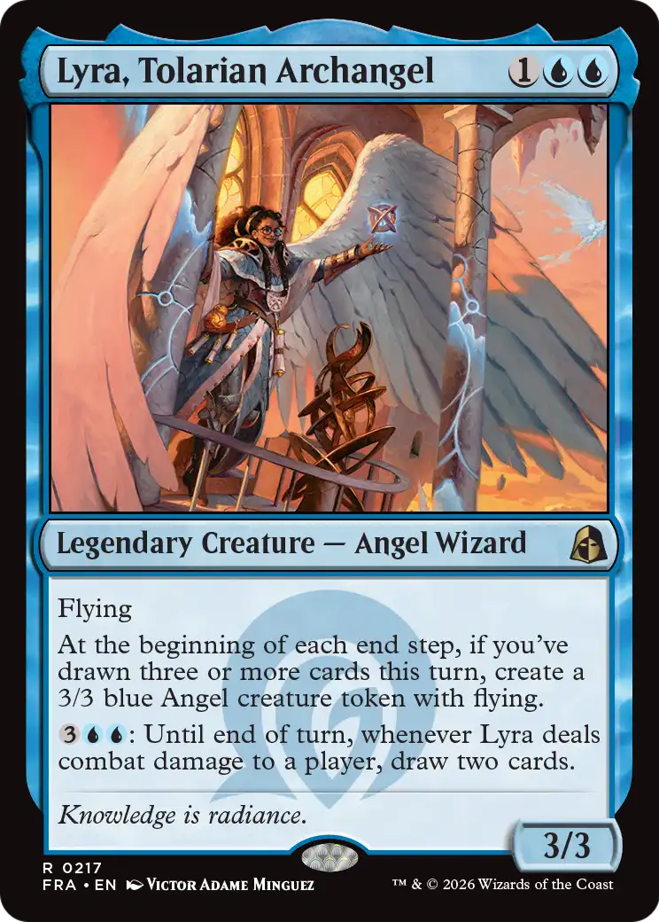 Lyra, Tolarian Archangel [Reality Fracture] | Cards and Coasters CA