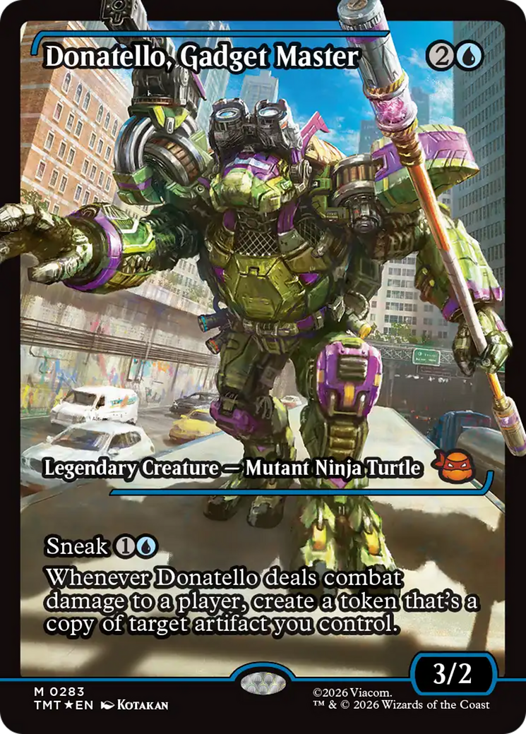 Donatello, Gadget Master (Showcase) [Teenage Mutant Ninja Turtles] | Cards and Coasters CA