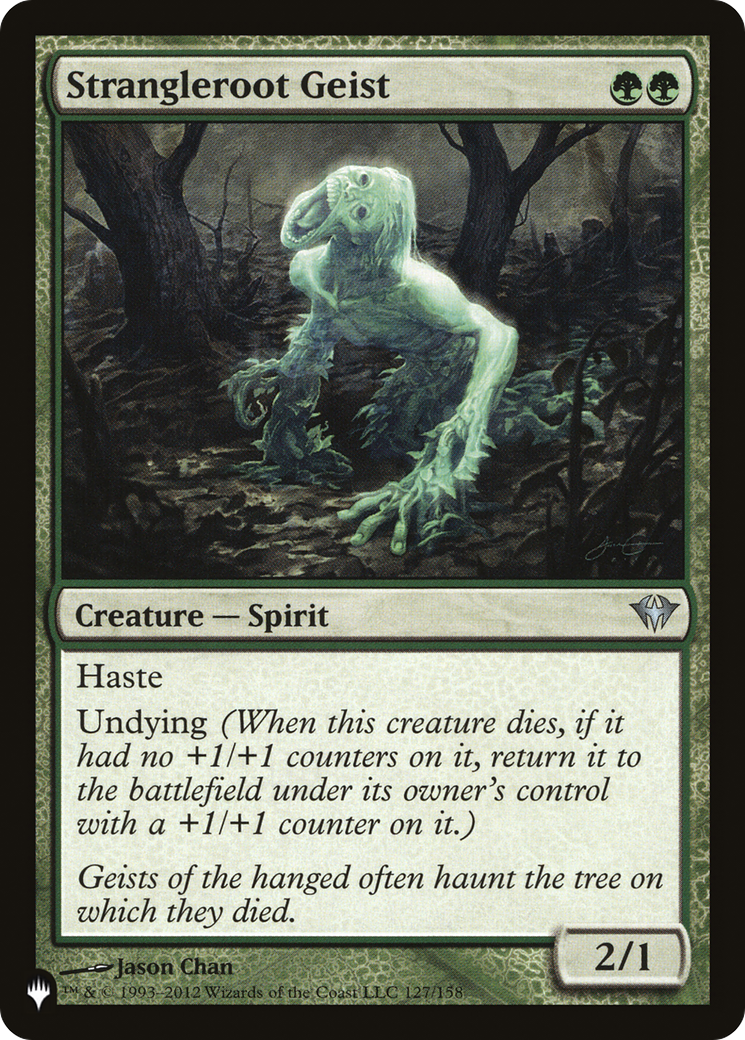 Strangleroot Geist (DKA) [The List] | Cards and Coasters CA