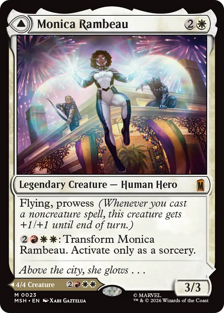Monica Rambeau [Marvel Super Heroes] | Cards and Coasters CA