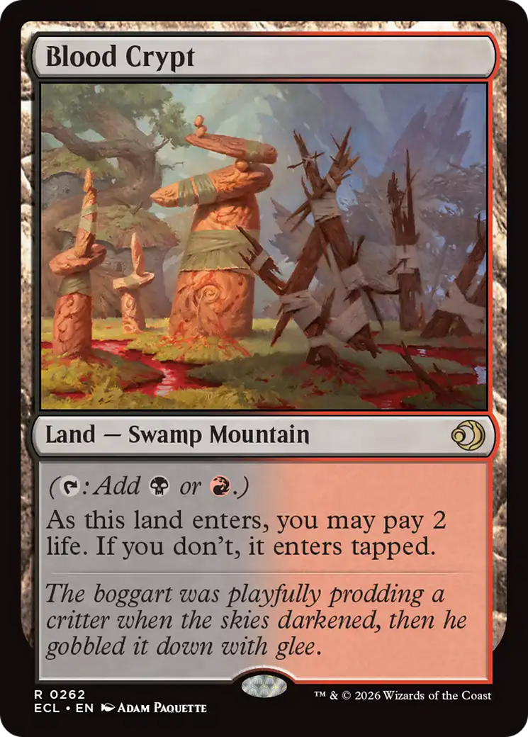 Blood Crypt [Lorwyn Eclipsed] | Cards and Coasters CA