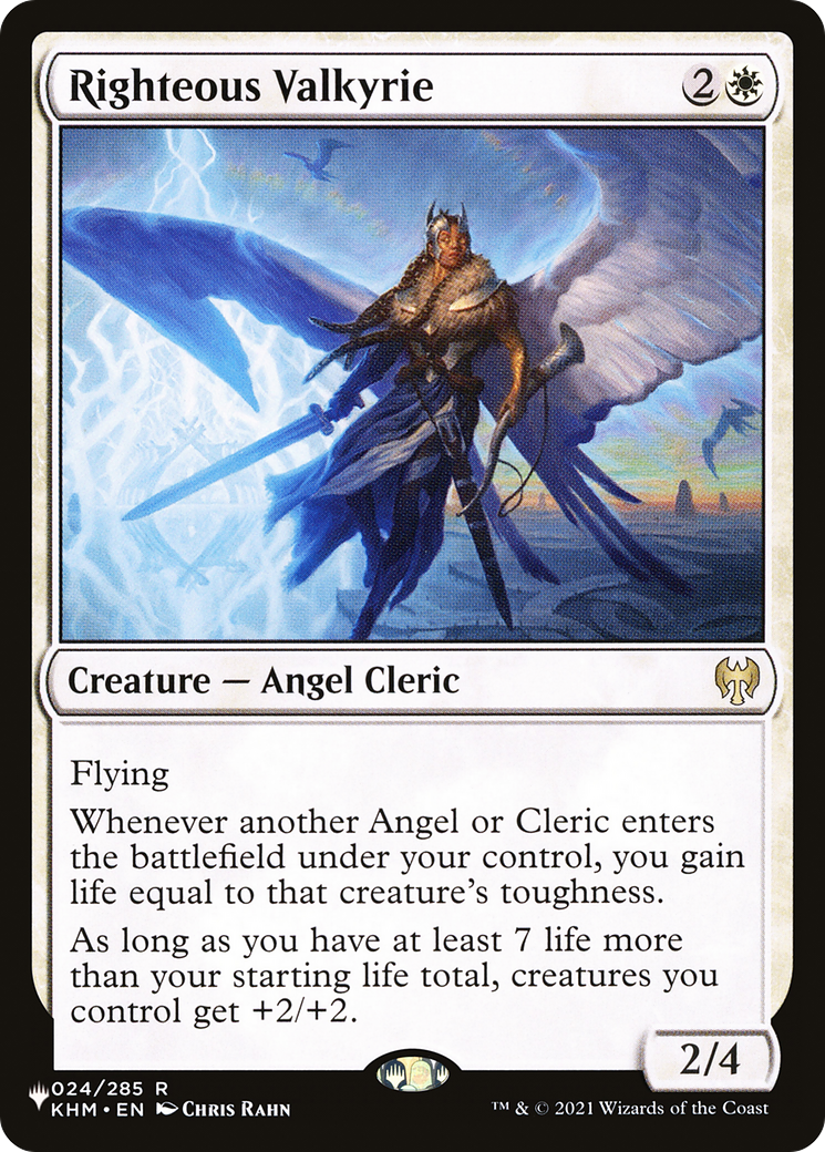 Righteous Valkyrie [Secret Lair: Angels] | Cards and Coasters CA
