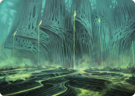 Swamp Art Card [Phyrexia: All Will Be One Art Series] | Cards and Coasters CA