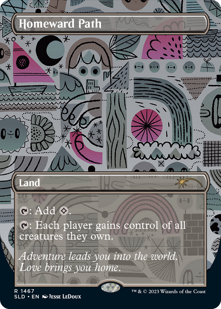 Homeward Path (Rainbow Foil) [Secret Lair Drop Series] | Cards and Coasters CA