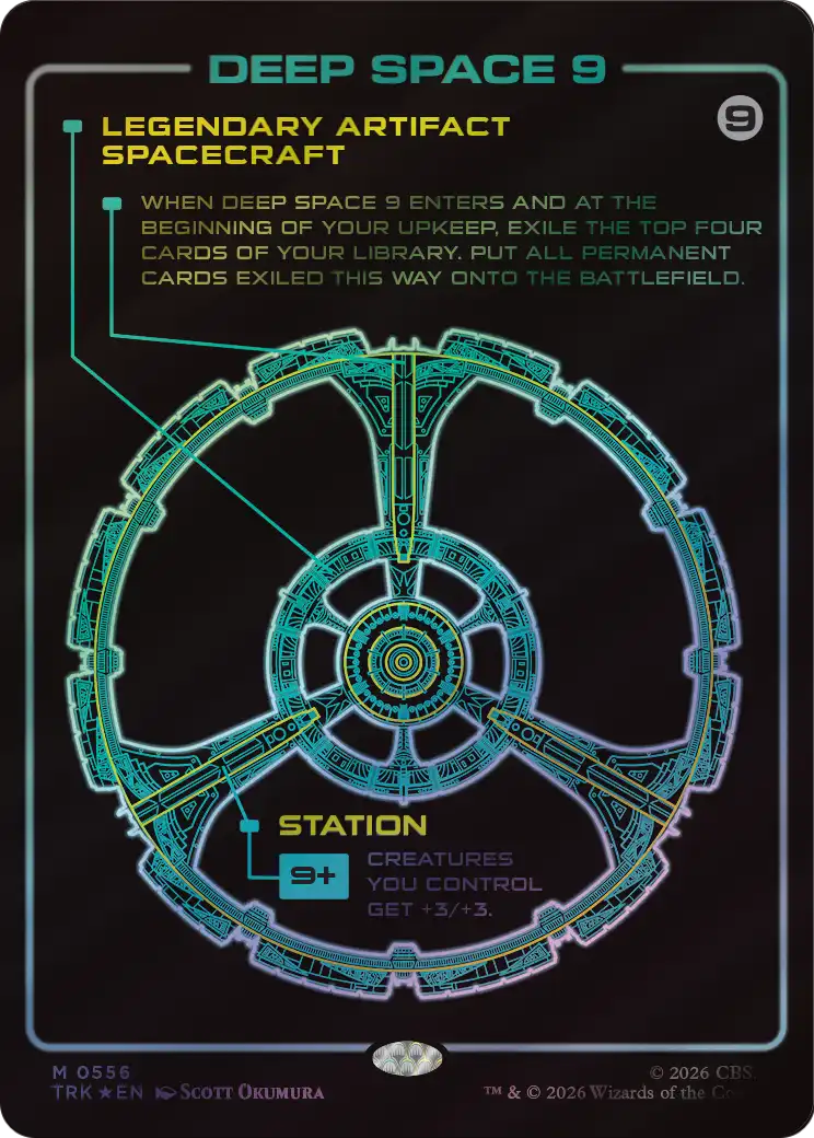Deep Space 9 (Showcase) [Star Trek] | Cards and Coasters CA