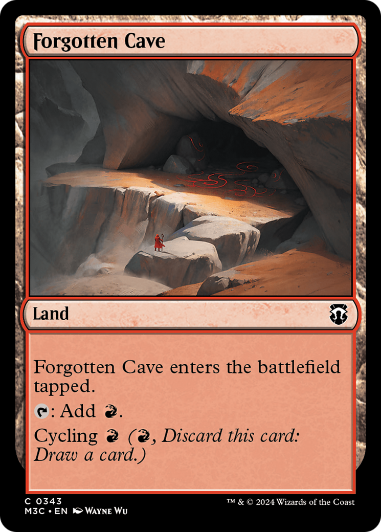 Forgotten Cave (Ripple Foil) [Modern Horizons 3 Commander] | Cards and Coasters CA