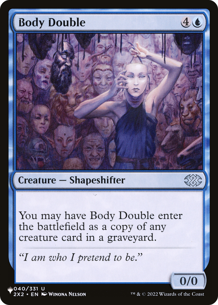 Body Double [The List Reprints] | Cards and Coasters CA