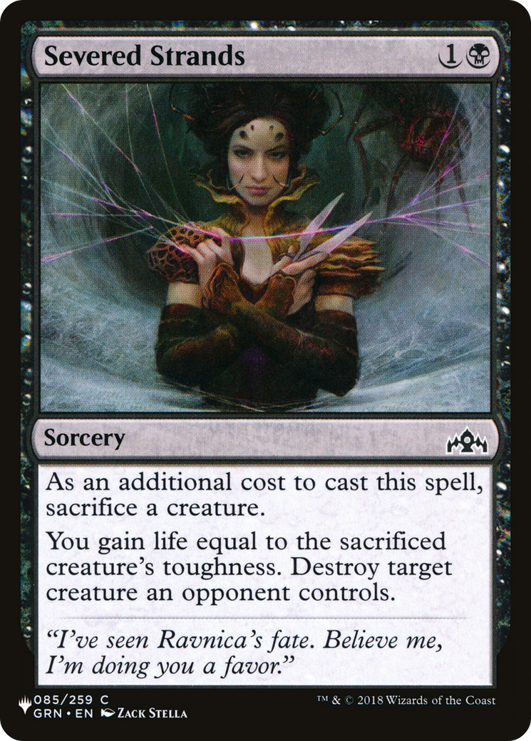 Severed Strands [The List] | Cards and Coasters CA