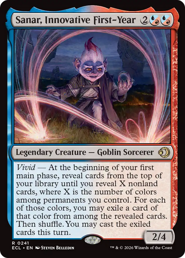 Sanar, Innovative First-Year [Lorwyn Eclipsed] | Cards and Coasters CA